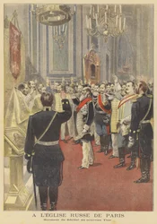 Swearing the Oath of Loyalty to the New Tsar in the Russian Church in Paris
