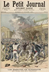 Events in Bordeaux: Burning a Kiosk in Place d