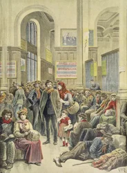 Italian Emigrants at Gare Saint-Lazare, from 