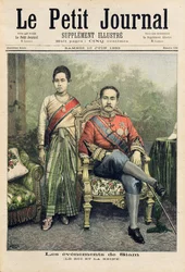 The King and Queen of Siam, Illustration from 