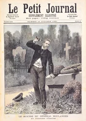 The Suicide of General Georges Ernest Boulanger (1837-91) in the Cemetery at Ixelles, from 