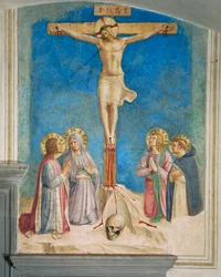 Crucifixion with Virgin Mary and Saints