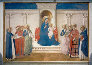 The Virgin Enthroned, Infant Jesus and Saints