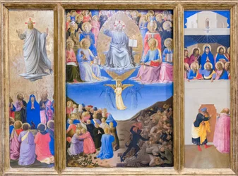 Triptych (Ascension, Last Judgement, Pentecost)
