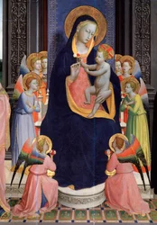 Madonna and Child with Angels (detail)