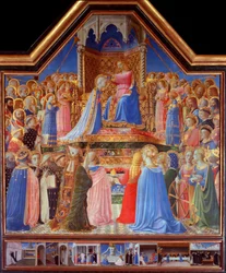 The Coronation of the Virgin (Predella of Scenes from the Life of Saint Dominic)