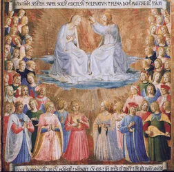 The Coronation of the Virgin (detail)