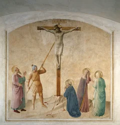 Christ Crucified with Saint Longin
