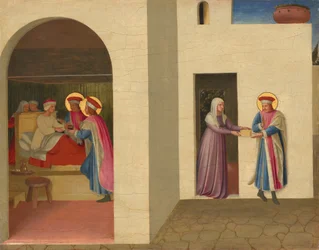 The Healing of Palladia by Saint Cosmas and Saint Damian