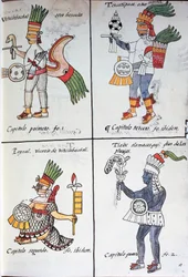 Gods of Ancient Mexicans: Huitzilopochtli, Tezcatlipoca, Tlaloc and Paynal