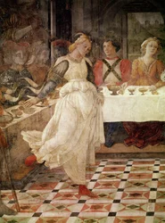 Salome dancing at the Feast of Herod (detail)