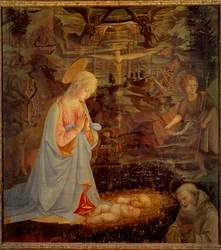 The Virgin, the Child Jesus, Saint John the Baptist Child and Saint Bernard of Clairvaux