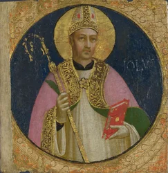 Saint Romulus Panel from Fiesole San Domenico Altarpiece, c. 1423-1424