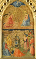 The Annunciation and The Adoration of the Magi, c. 1433-1434