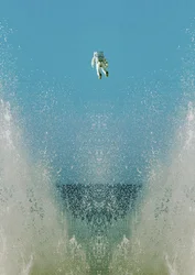 Floating Astronaut Splash