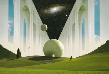Surreal Cosmic Archway