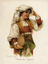 Girls: "Thank you, Signora"