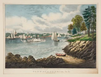 View of Astoria, L.I. from the New York Side