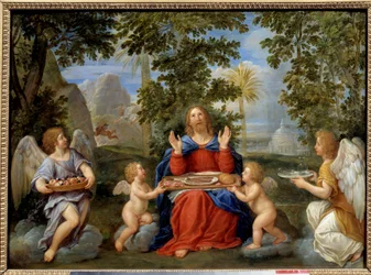 Christ Served by Angels