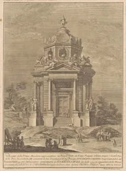 The Prima Macchina for the Chinea of 1782: The Temple of Janus, 1782