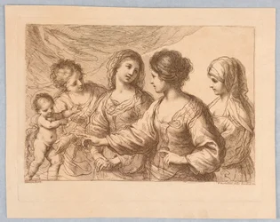 Four Women with a Boy