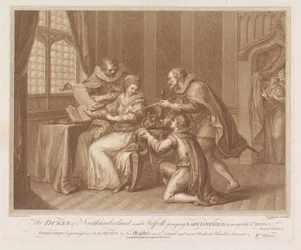 The Dukes of Northumberland and Suffolk Asking Lady Jane Grey to Accept the Crown