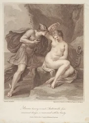 Perseus, Having Rescued Andromeda from Imminent Danger, Is Enamoured with Her Beauty