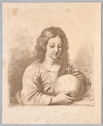 Salvator Mundi, with a Globe and a Cross