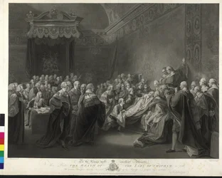 The death of Earl of Chatham William Pitt