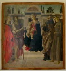 Madonna and Child with Mary Magdalene, John the Baptist, St Zenobius and St Francis