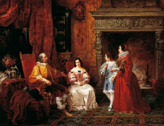 Prince Telling Young Prince and His Mother of Gertrude