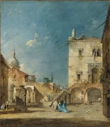 Imaginary View of a Venetian Square or Campo