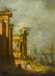 Roman Ruins Near the Lagoon, c.1765-1775