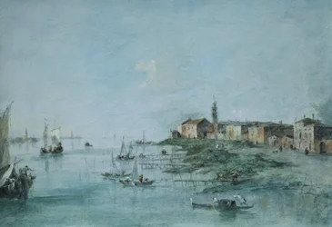 The Giudecca Canal with the Church of Saint Martha