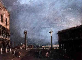 The Piazzetta di San Marco in Venice