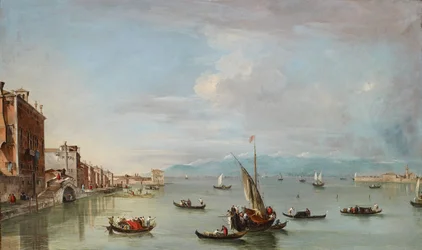 Venice: the Fondamenta Nuove with the Lagoon and the Island of San Michele, c1758