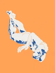 Floating Abstract Nude