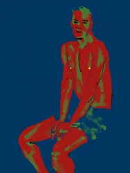 Pop Art Male Figure
