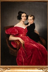 Portrait of Countess Teresa Zumali Marisili and Her Son Giuseppe