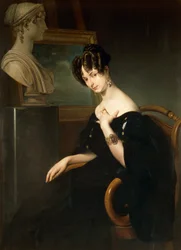 Portrait of Cristina Trivulzio Belgiojoso