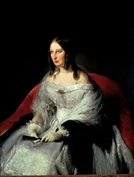 Portrait of Sarah Louise Strachan, principessa di Sant