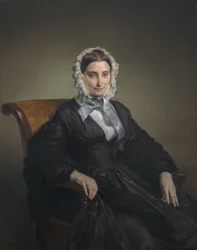 Portrait of Teresa Manzoni Borri Stampa