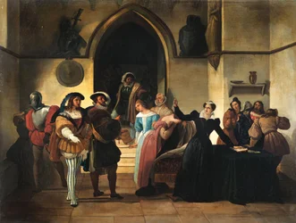 Stuart is Sentenced to Death, c.1857