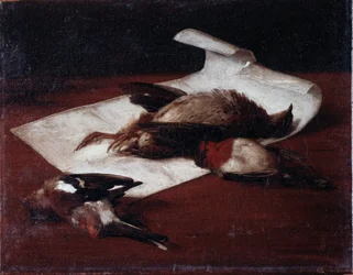 Dead Game by Francesco Inganni (1793-1873) 1862