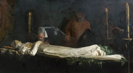 Michelangelo at the Death Bed of Vittoria Colonna