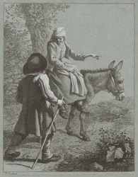 Boy and Girl with a Donkey, 1764