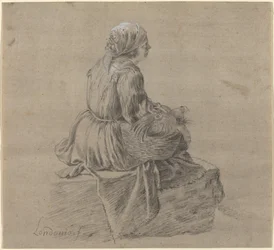 Seated Peasant Woman
