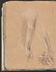 Verona Sketchbook: Arms and Hands with Drapery Page 78
