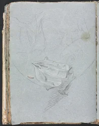 Verona Sketchbook: Drapery study (page 84)