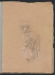 Verona Sketchbook: Drapery study page 41, 1760